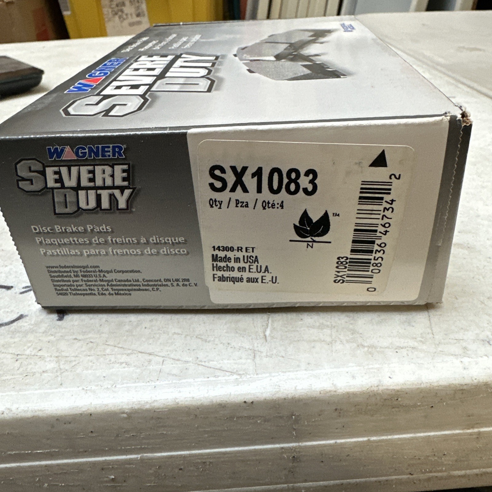 Disc Brake Pad Set-SevereDuty Disc Brake Pad Wagner SX1083 - Image 3