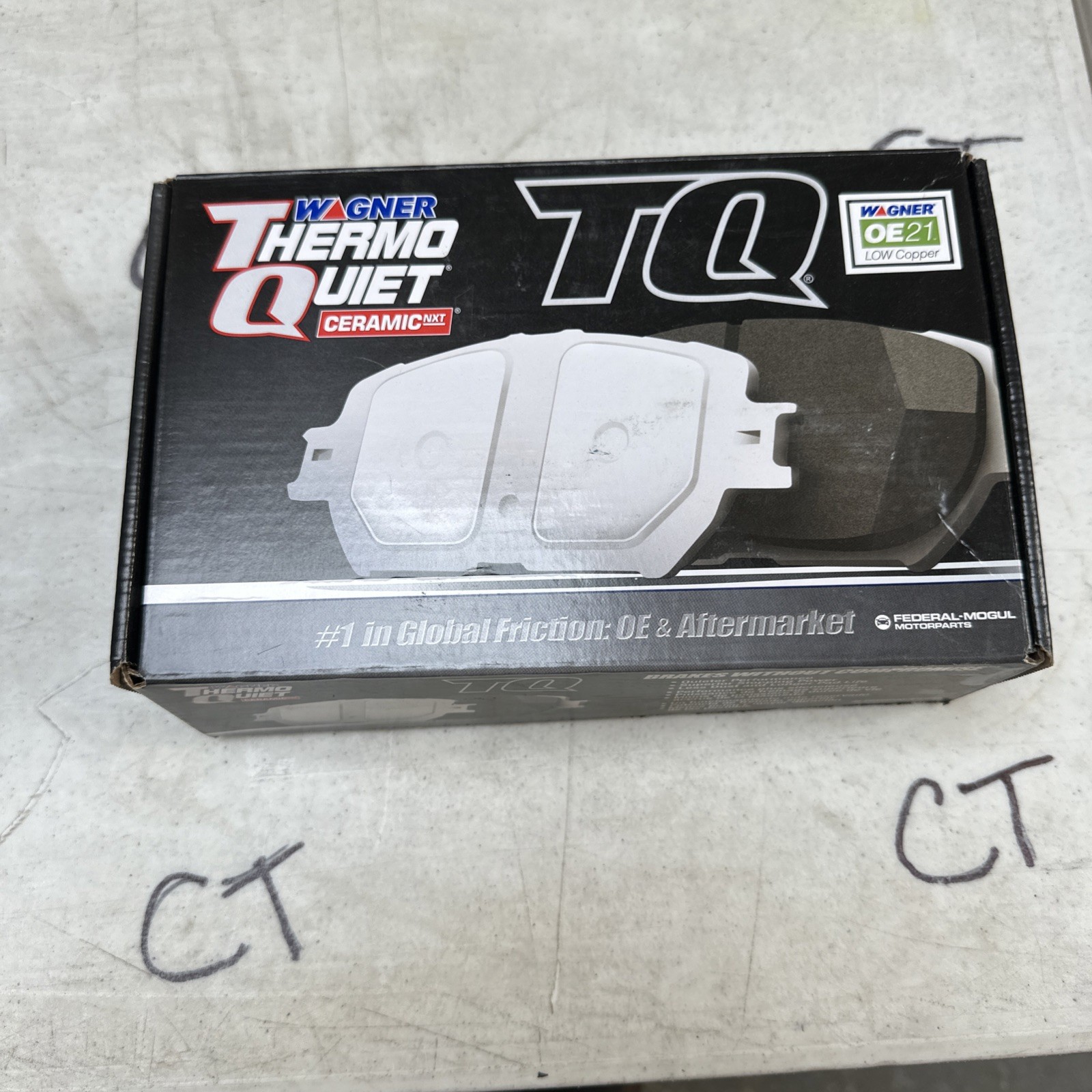 Disc Brake Pad Set-ThermoQuiet Disc Brake Pad Front Wagner QC781A