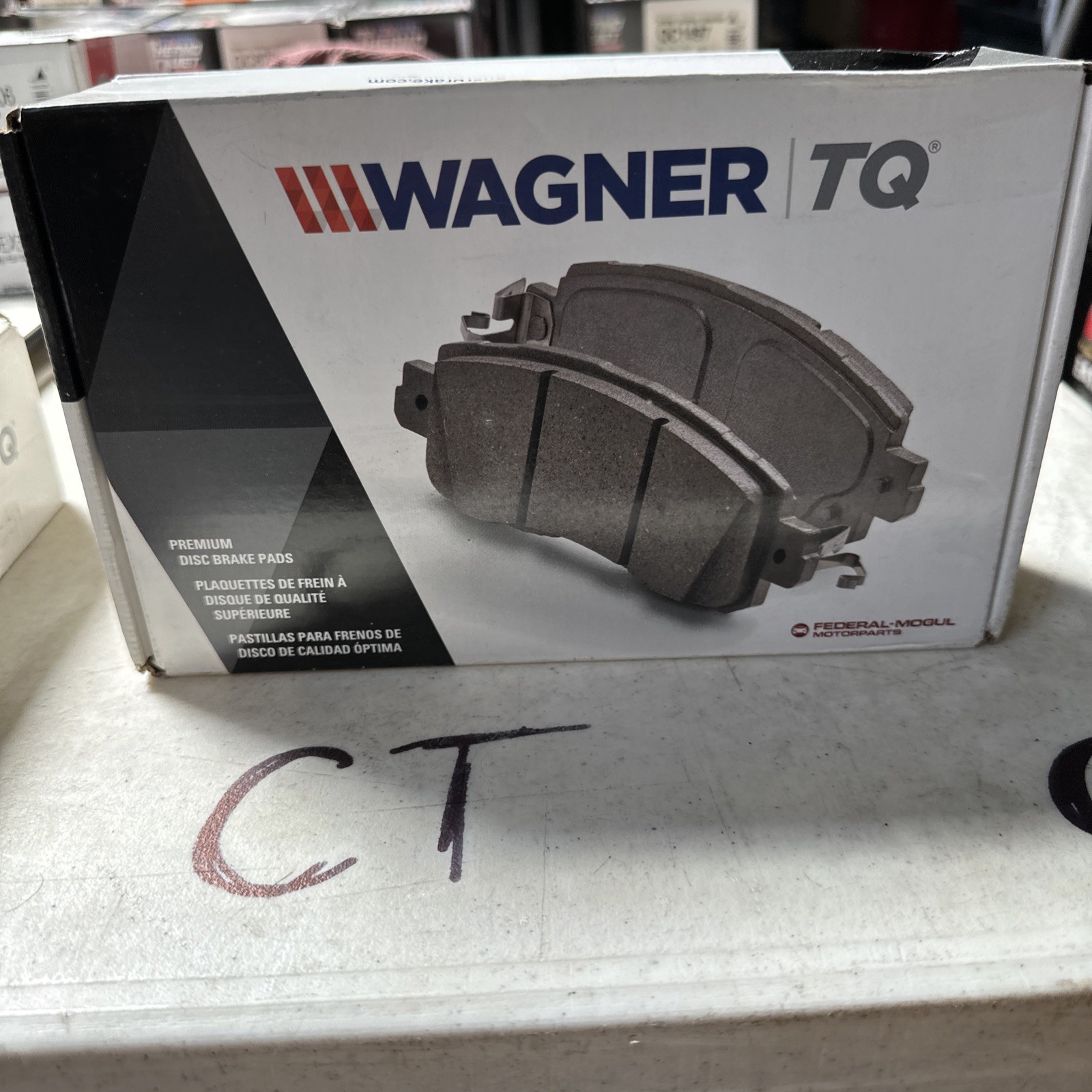 Disc Brake Pad Set-ThermoQuiet Disc Brake Pad Rear Wagner QC1109A