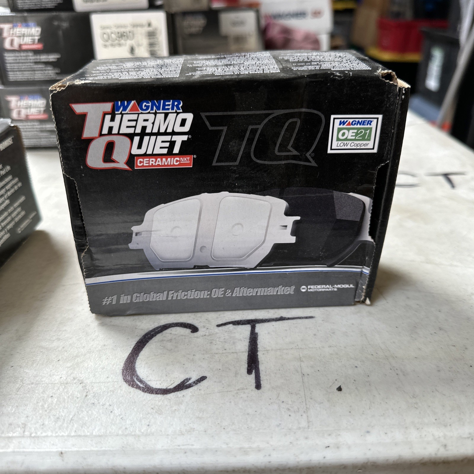 Disc Brake Pad Set-ThermoQuiet Disc Brake Pad Wagner QC1302