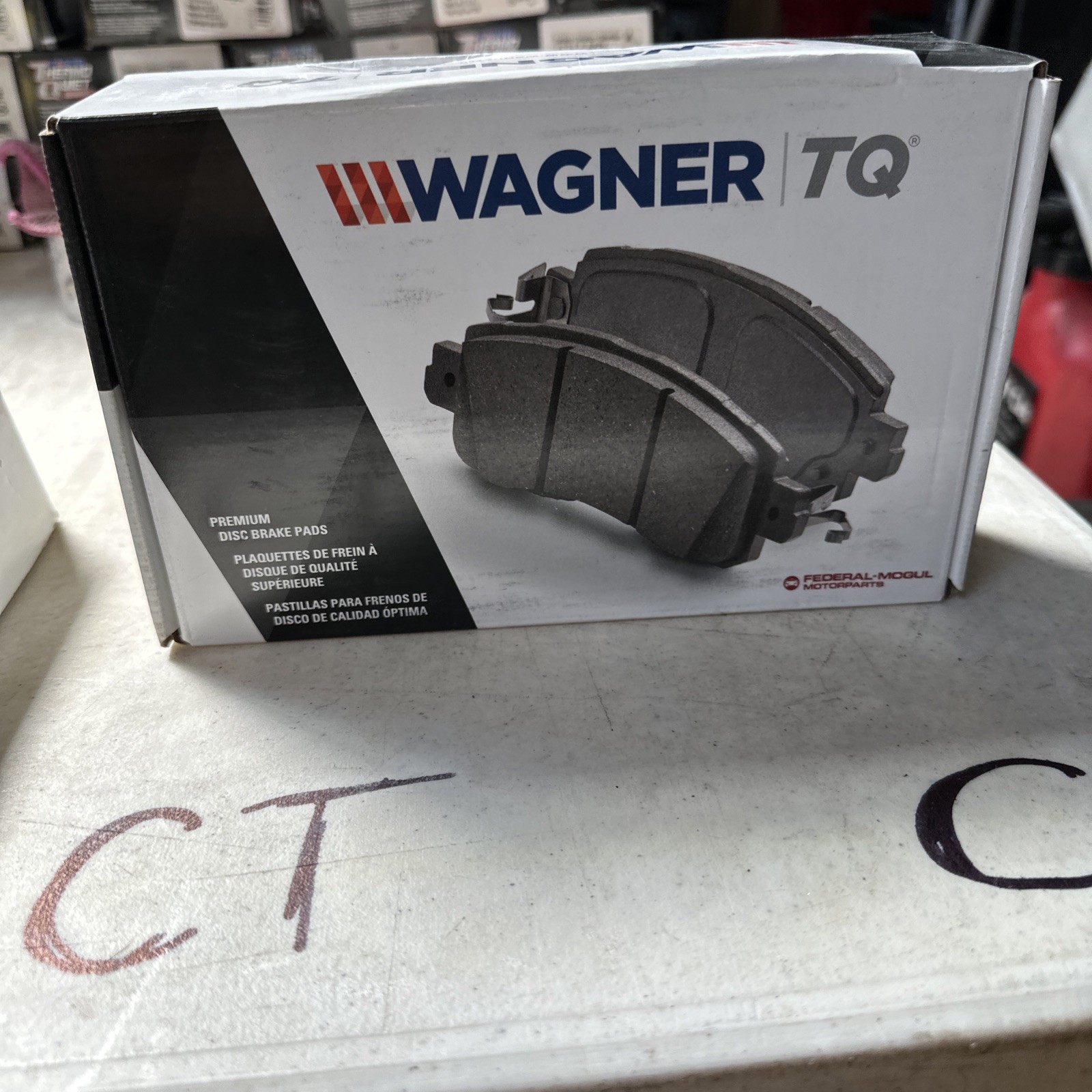 Disc Brake Pad Set-ThermoQuiet Disc Brake Pad Wagner QC707