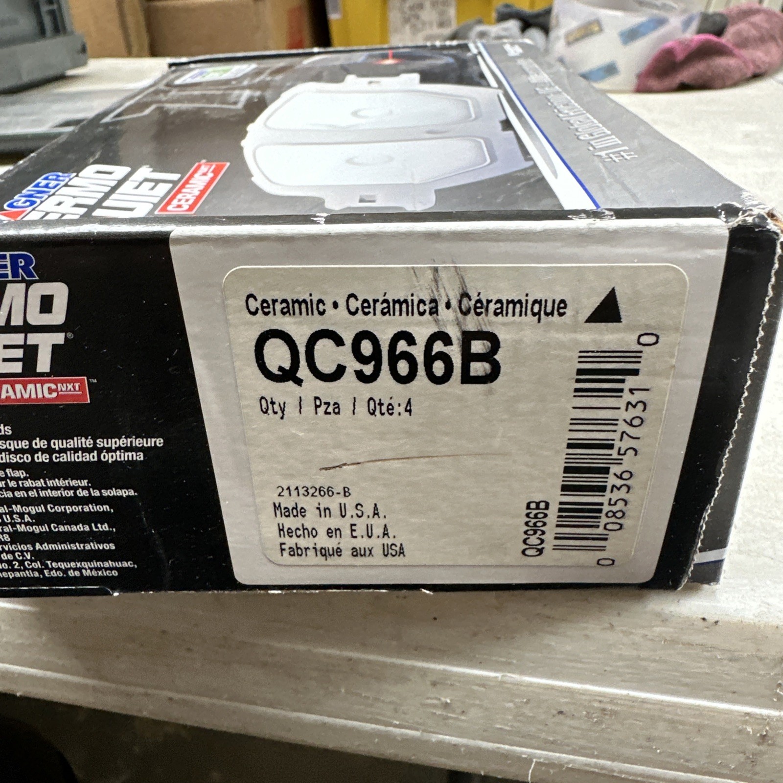 Disc Brake Pad Set fits 2002-2006 Dodge Ram 1500 Durango WAGNER BRAKE - Image 3