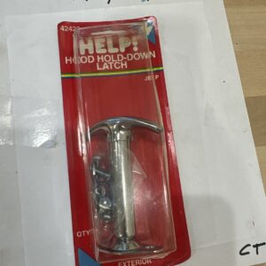 Dorman Hood Hold Down Latch & Catch Bracket Set Chrome