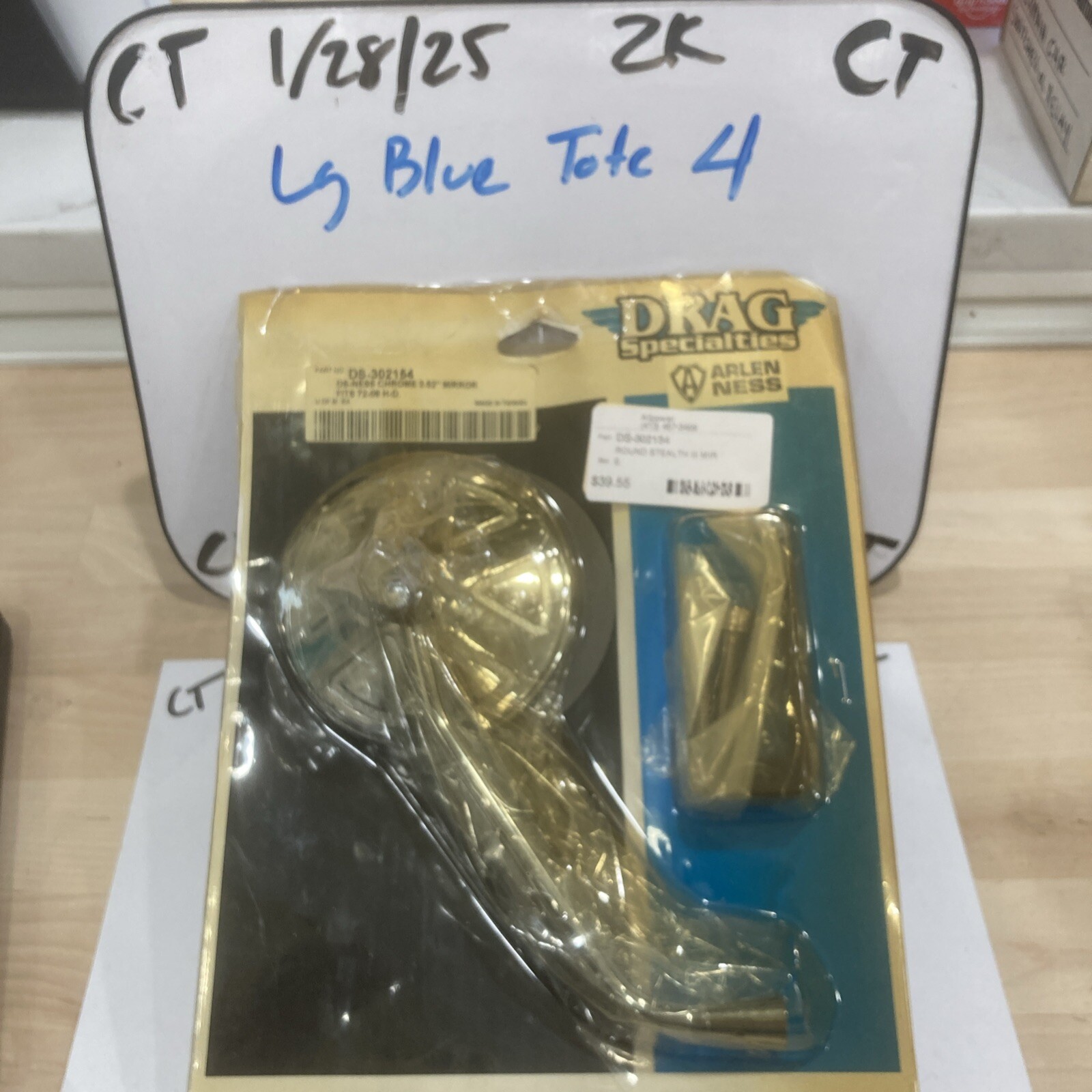 Drag Specialties Stealth III Mirror - Round DS-302154