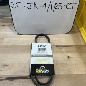 Driveworks Serpentine V-Ribbed Belt 360K4 [Carquest 360K4]