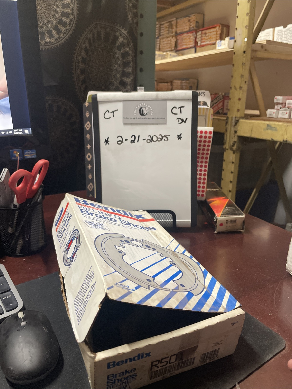 Drum Brake Shoe-Relined Bendix R501