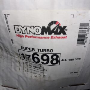 Dynomax 17698 Muffler Super Turbo 3 in. Inlet/3 in. Outlet Steel Aluminized