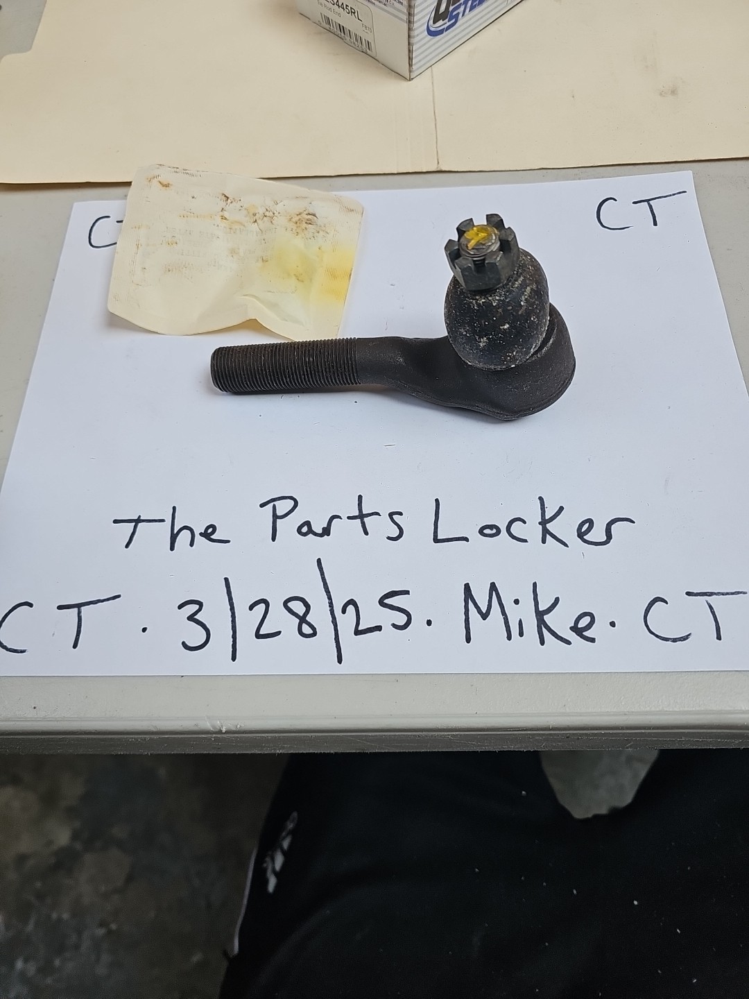 ES445RL Carquest Steering Tie Rod End, FRONT OUTER - Image 3