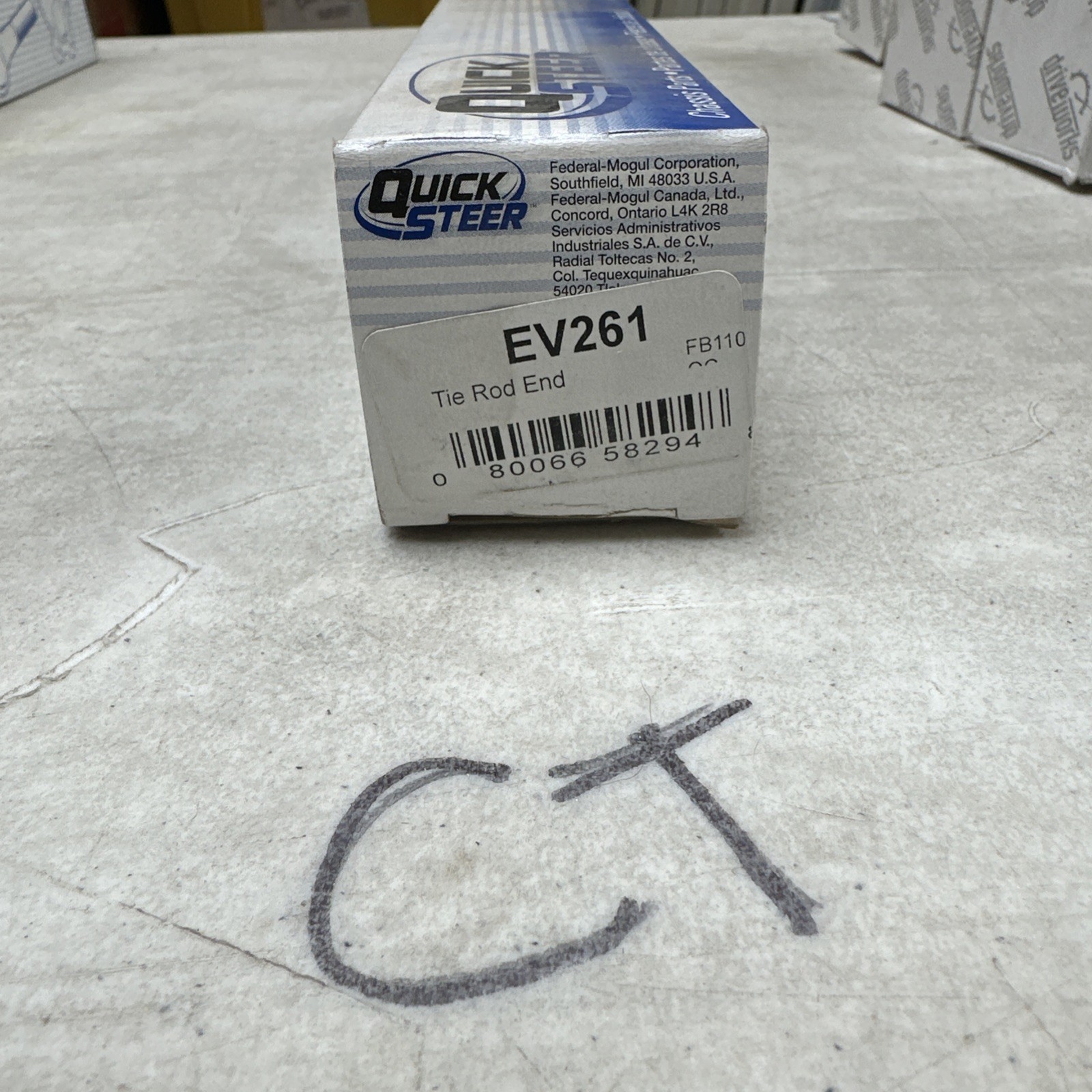 EV261 Quick Steer Automotive Steering Tie Rod EV261 Quick Steer