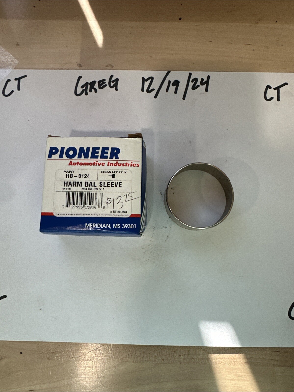 Engine Harmonic Balancer Repair Sleeve Pioneer HB-3124 - Image 3