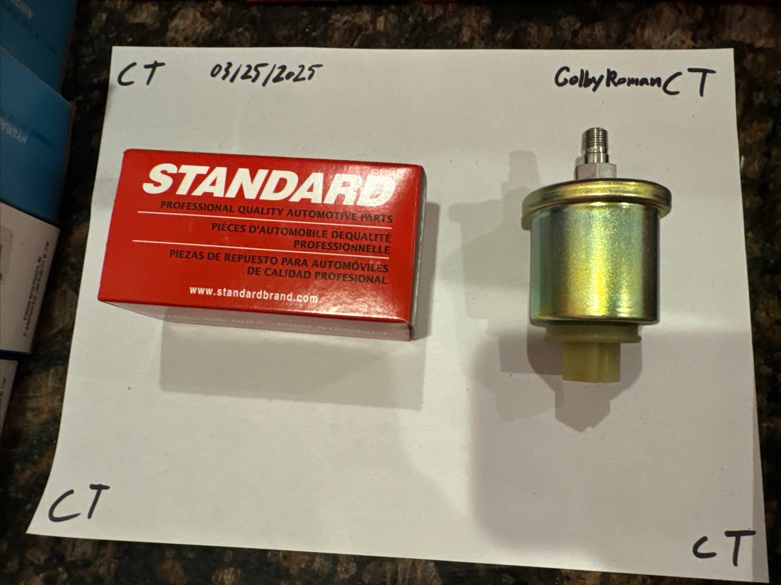 Engine Oil Pressure Switch Standard PS-199