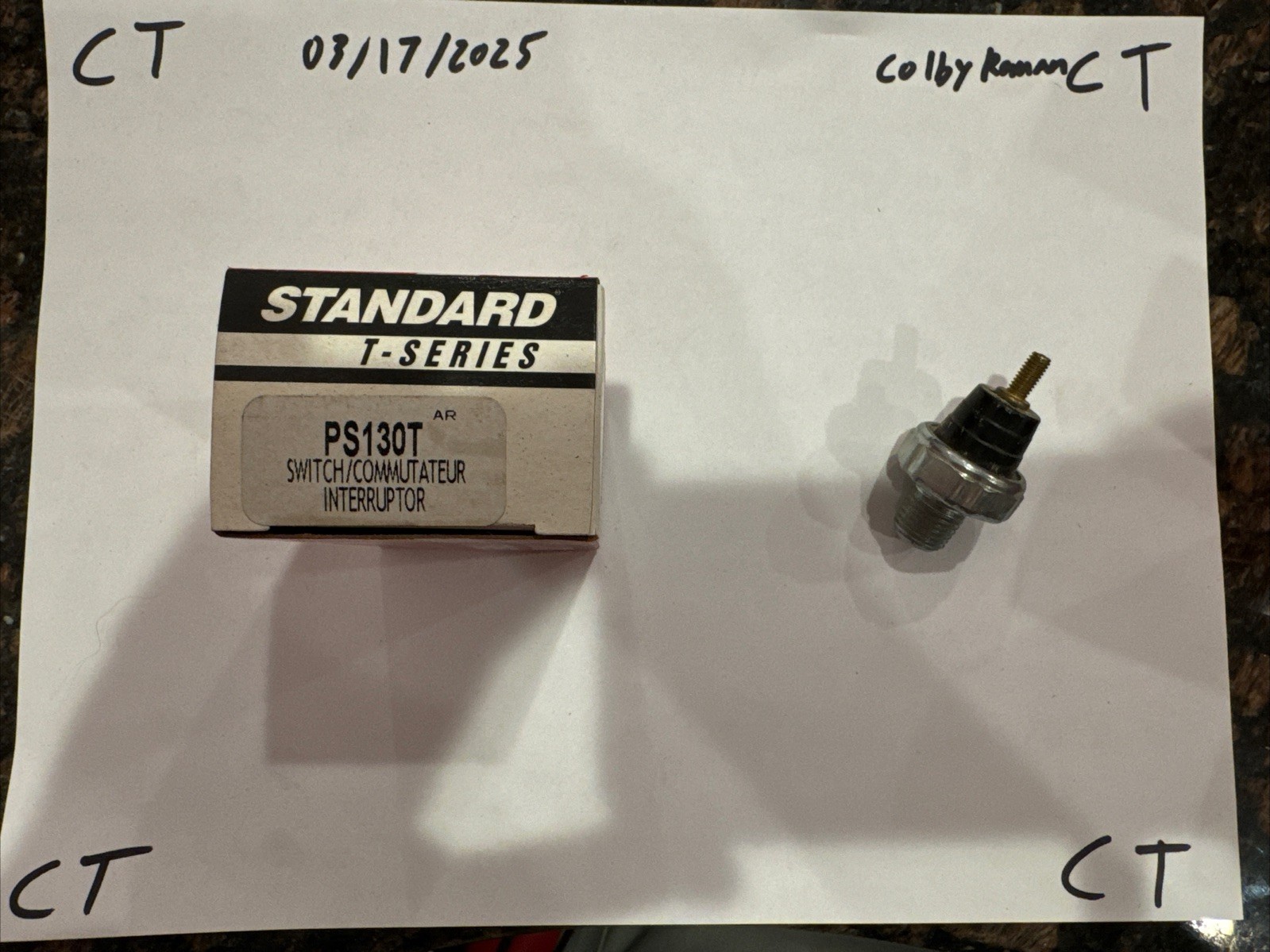 Engine Oil Pressure Switch Standard PS130T - Image 3