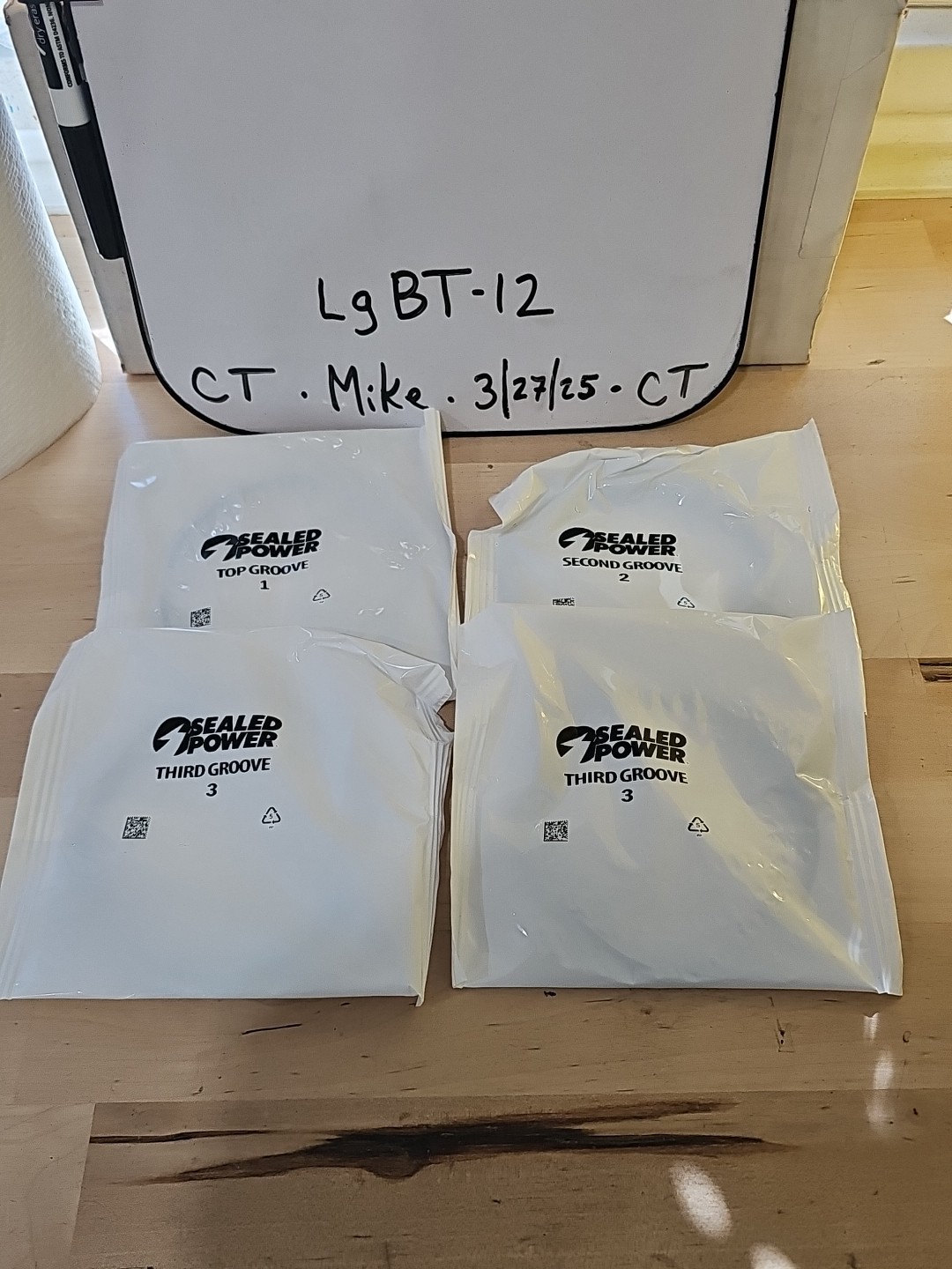 Engine Piston Ring Set Sealed Power E-1018KC - Image 3