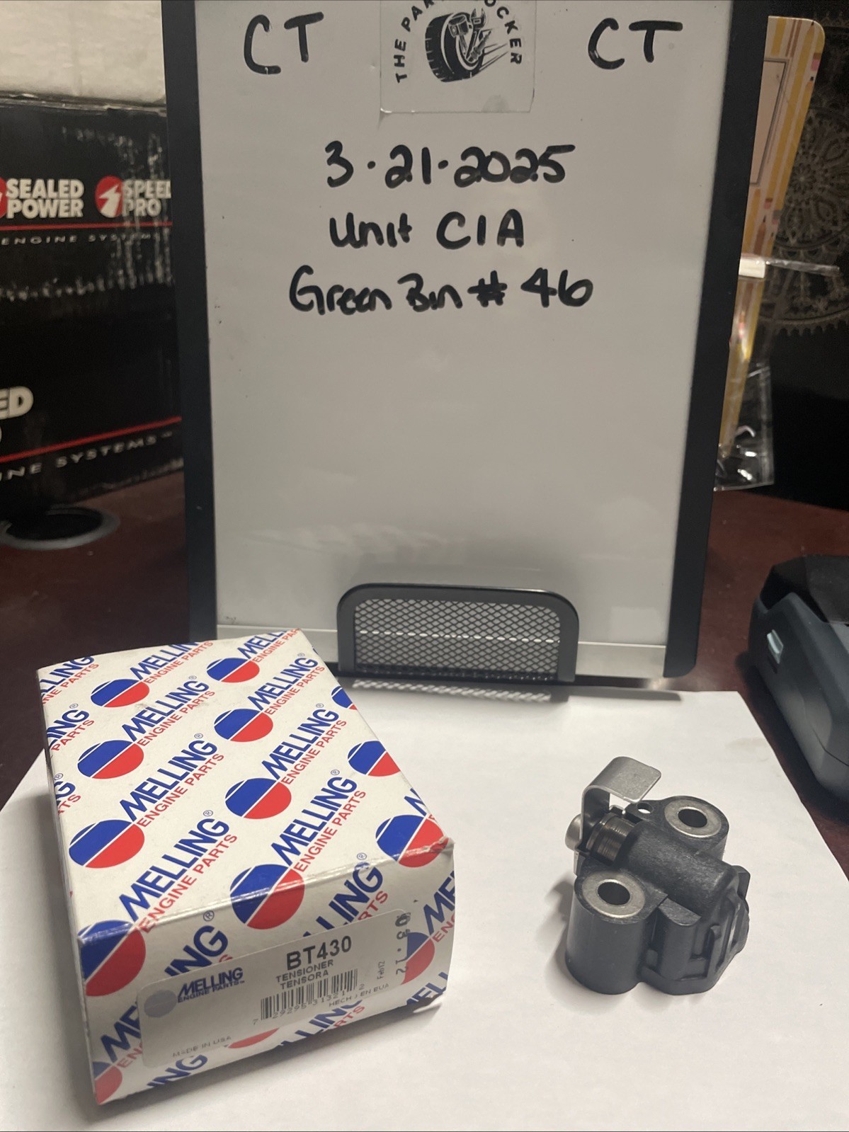 Engine Timing Chain Tensioner-Stock Melling BT430