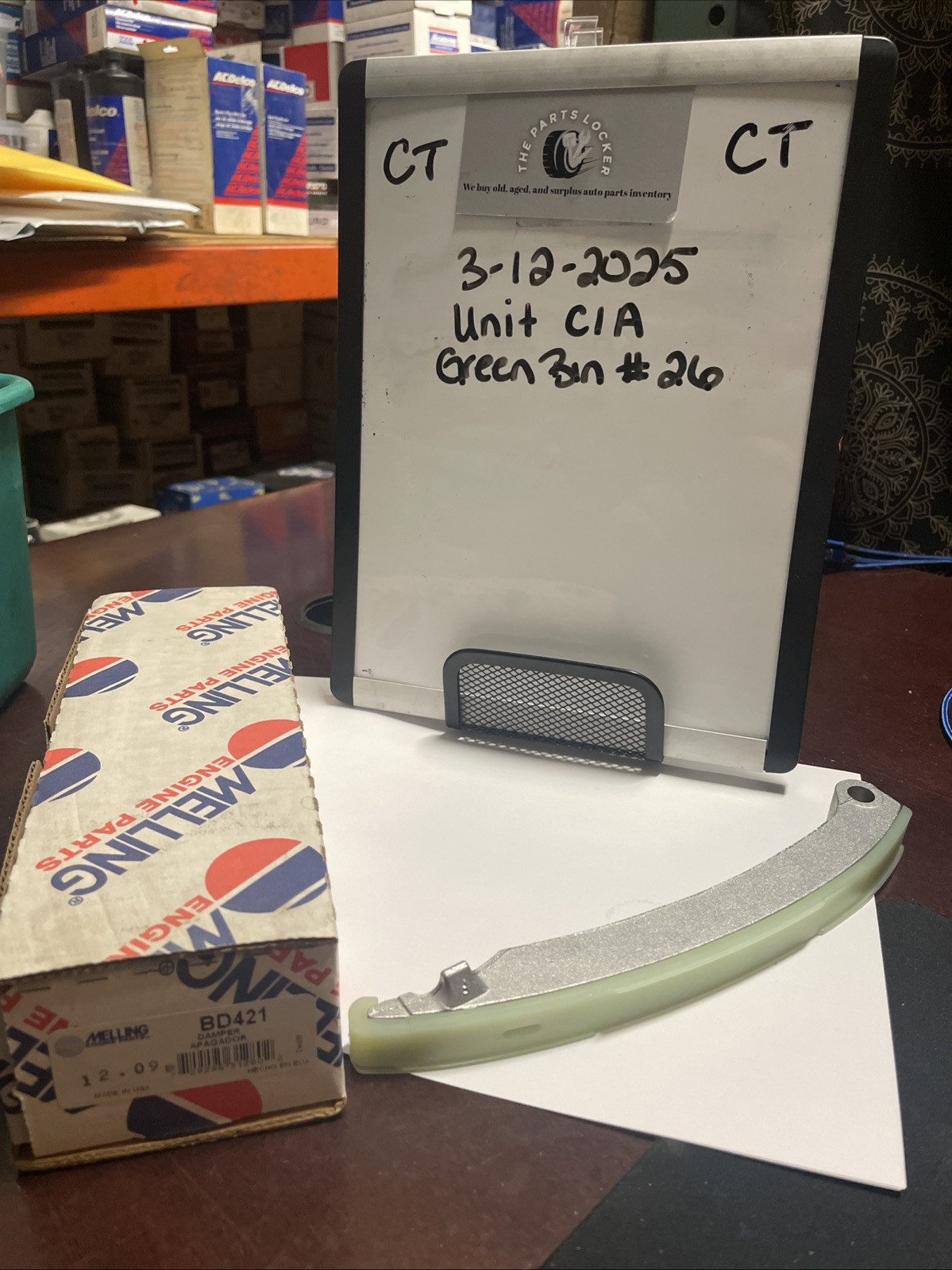 Engine Timing Damper-Stock Melling BD421