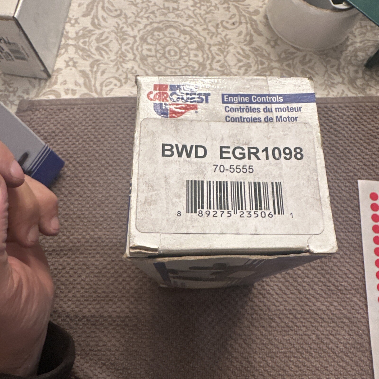 Exhaust Gas Recirculation (EGR) Valve-Valve CARQUEST EGr1098 BWD - Image 8