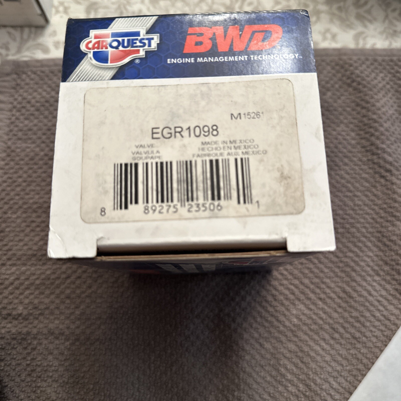 Exhaust Gas Recirculation (EGR) Valve-Valve CARQUEST EGr1098 BWD