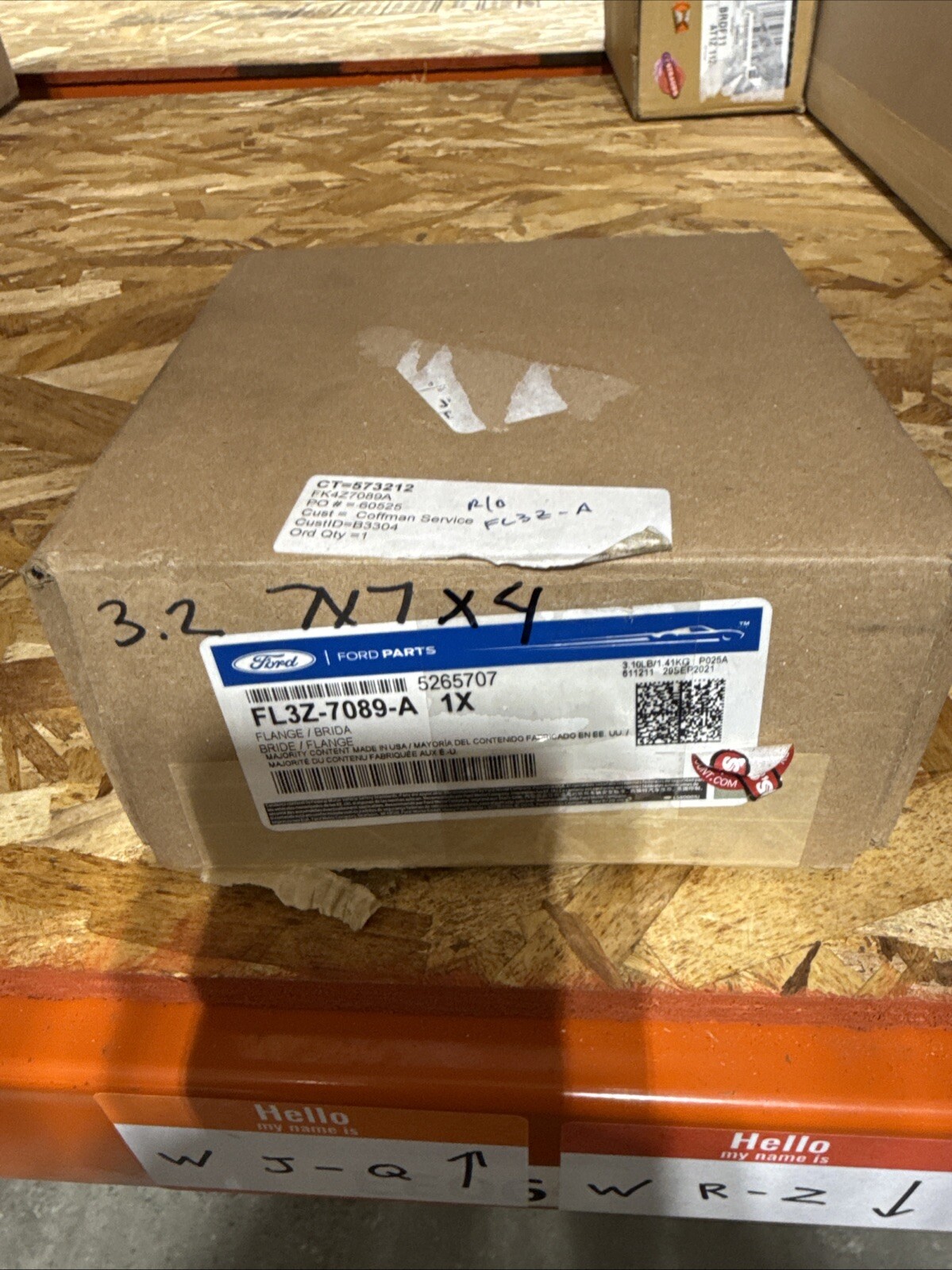 FL3Z7089A - FLANGE - Ford