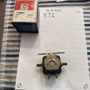 FORD MERCURY NOS VINTAGE DELCO STARTER RELAY 1972255