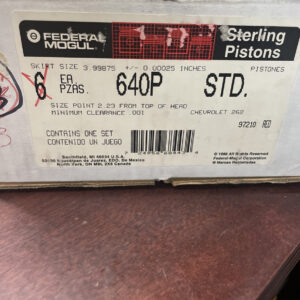 Federal Mogul Std Pistons STD Bore Set of 3 640P STD