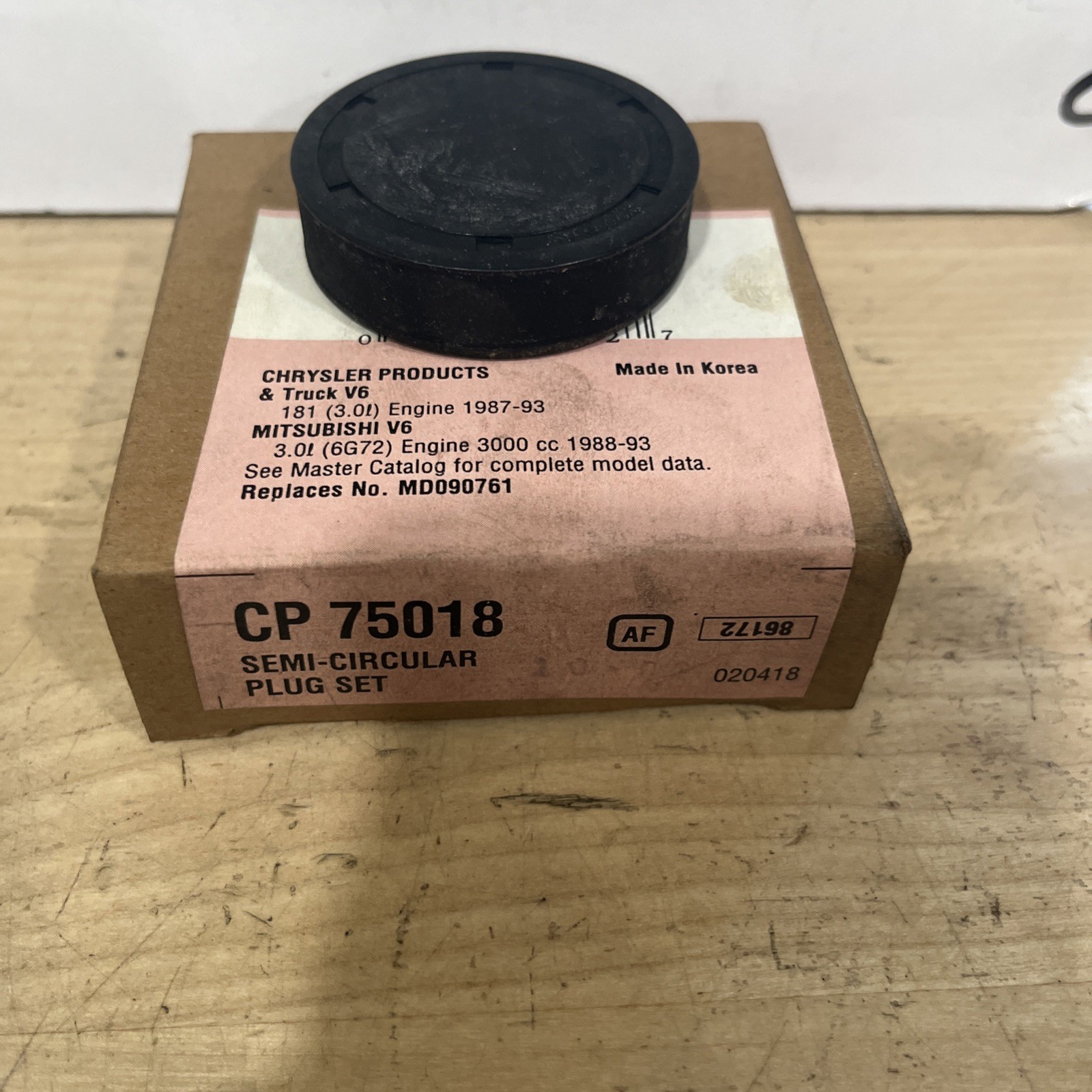 Fel-Pro CP 75018 Camshaft Semi-Circular Plug - Image 3