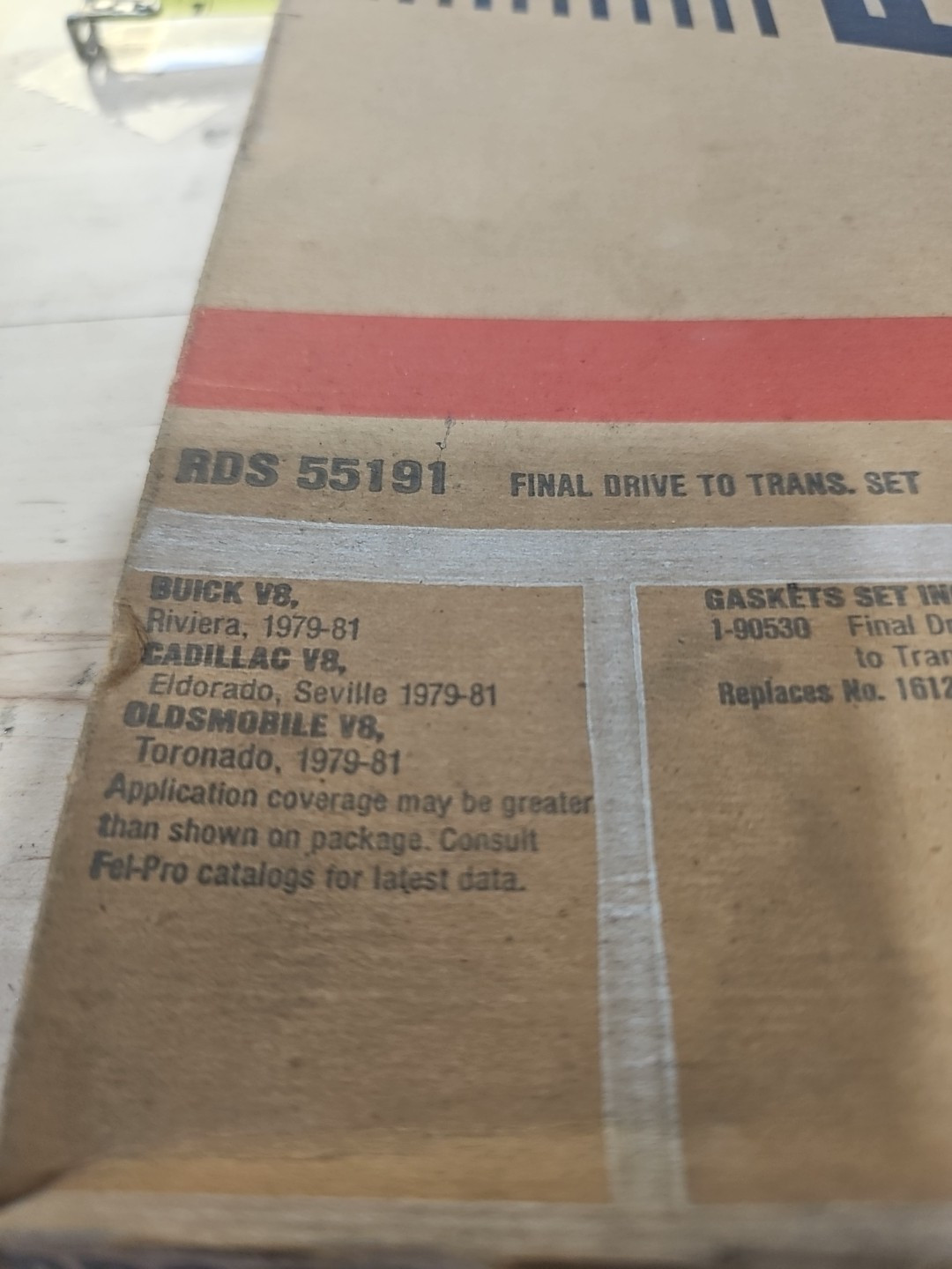 Fel-Pro RDS 55191 Gasket Fits Select 79-81 GM V8 See Photos - Image 3