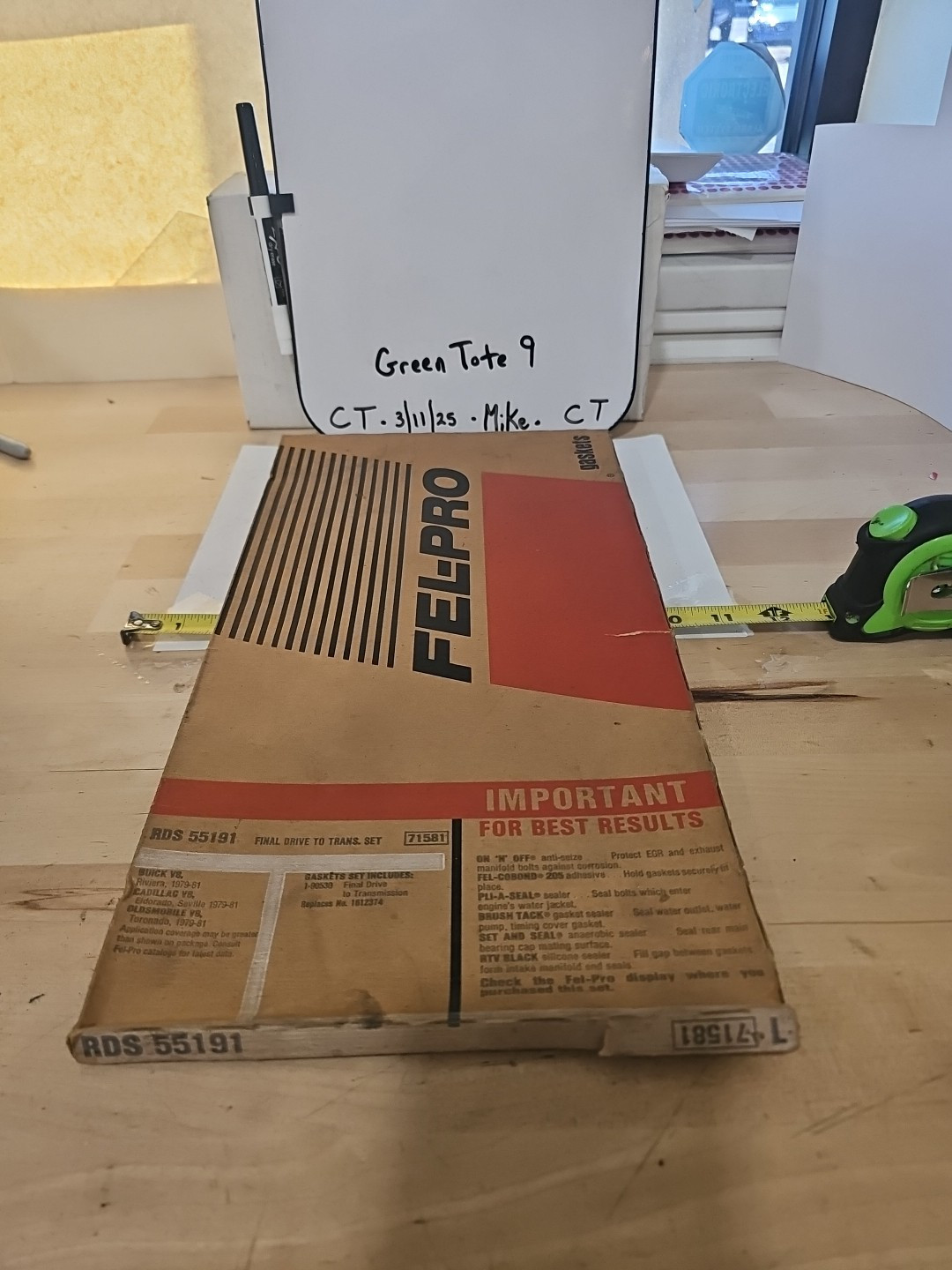 Fel-Pro RDS 55191 Gasket Fits Select 79-81 GM V8 See Photos