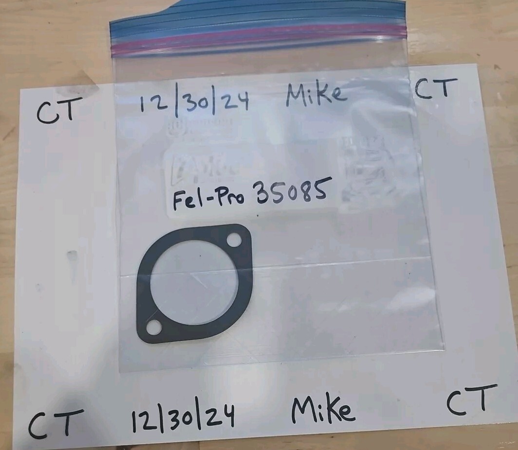 Fel-pro 35085 Water Outlet Gasket For Opel 1.8L 1976-79 - Image 3