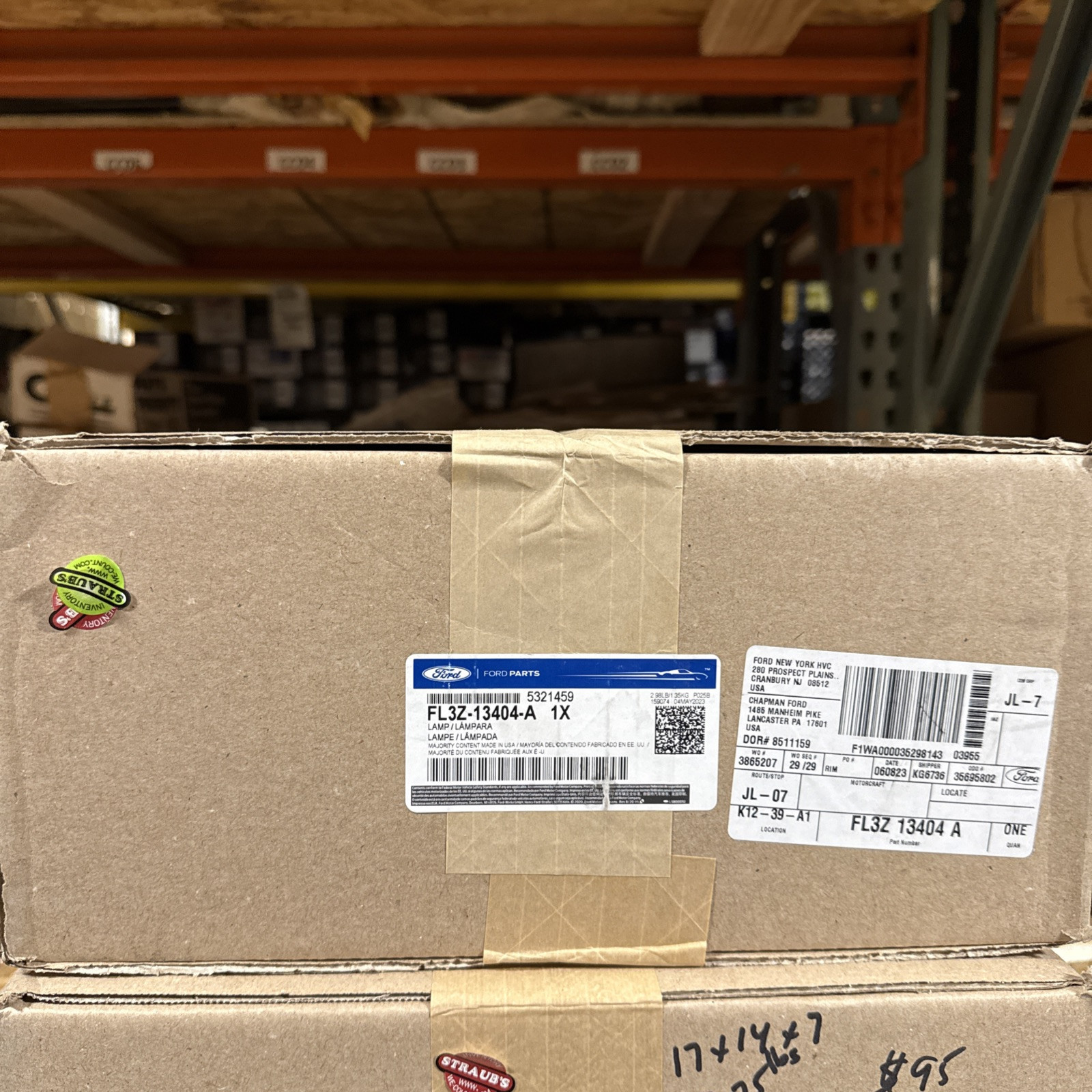 Ford FL3Z-13404-A Lamp Assembly - Rear 2015-2017 Ford F-150