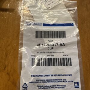 Ford OEM NOS 4F1Z-9A317-AA Fuel Line Retainer Clips 2004-2007 Ford Taurus 3.0L