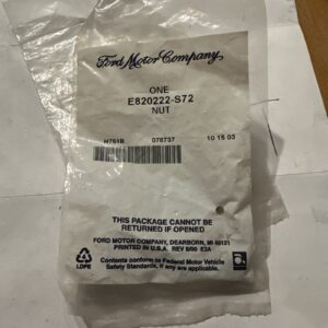 Ford Oem E820222-s72 Nut