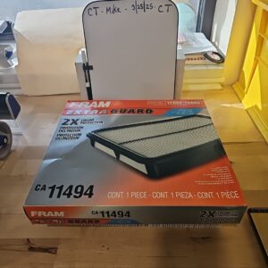 Fram Extra Guard CA11494 Replacement Engine Air Filter Select Cadillac Chevrolet