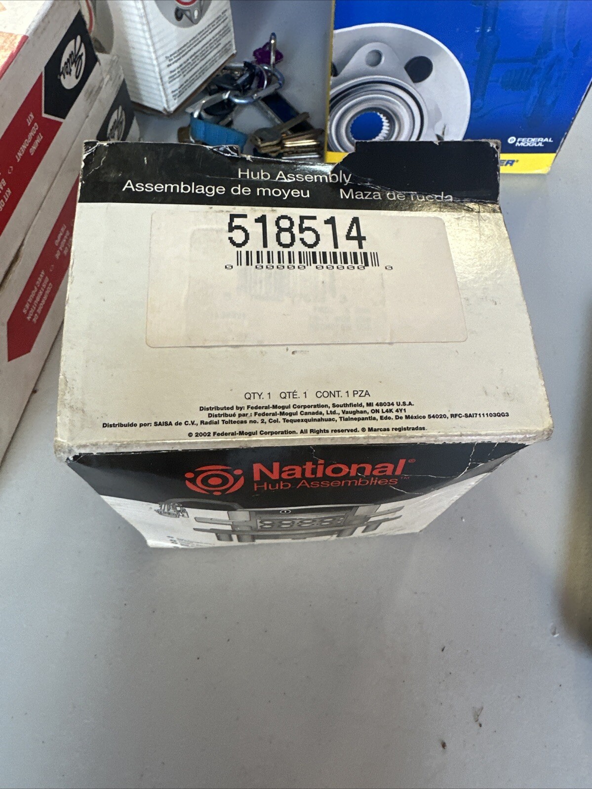 Front Wheel Hub Bearing Assembly 518514 for Saturn SC1 SC2 SL SL1 SL2 SW1 SW2