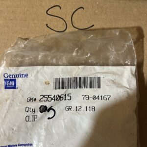 GM 25540615 Clip, Molding Outer Panel Center 1990-1991 Oldsmobile Delta 88 NOS
