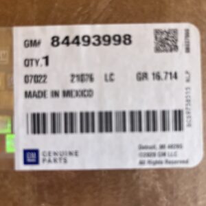 GM 84493998 Retractor Kit, F/Seat Belt *Black