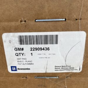 GM Bed Mat in Black with Bowtie Logo 22909436