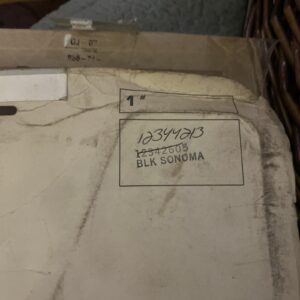 GM Goodwrench Black GMC SONOMA S-10 Splash Guards Mud Flaps Truck 12344213 - NOS