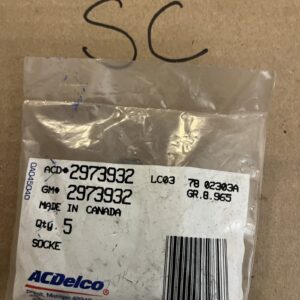 GM NOS Bag of 5 Dash Bulb Lamp Sockets 2973932 Sealed!