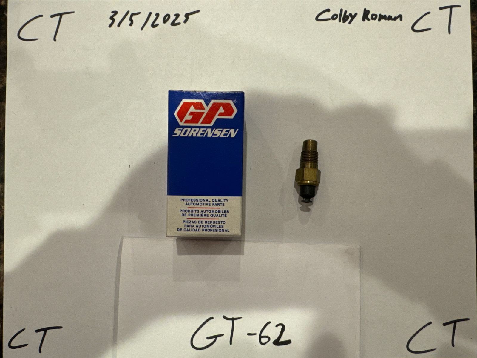 GP Sorensen TSU87 Sensor NOS (TSU87)