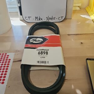 Gates 6898 Accessory Drive Belt   Powe Rated Fhp Medium Horse Power V Belt