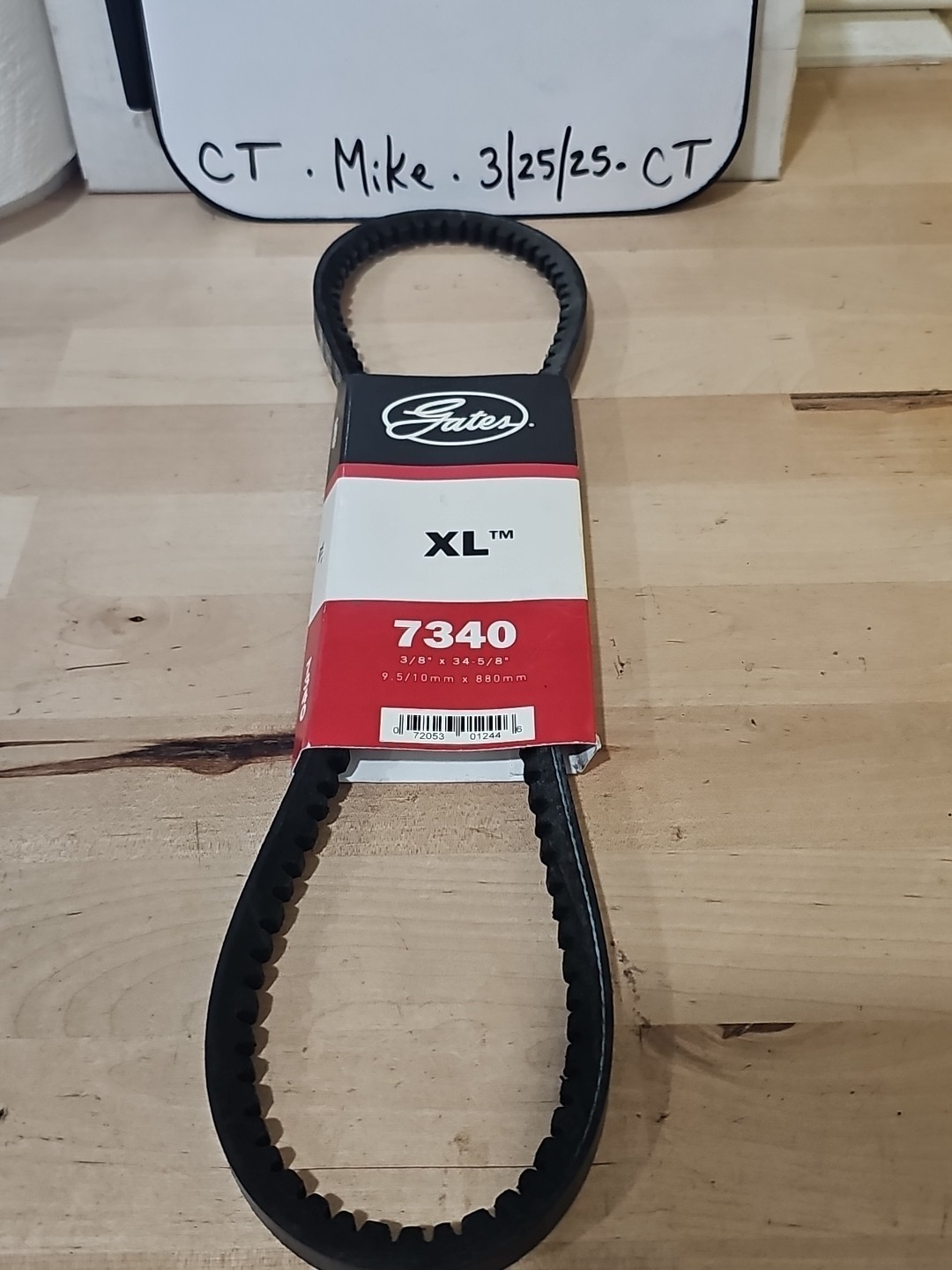 Gates 7340 Accessory Drive Belt 072053012446