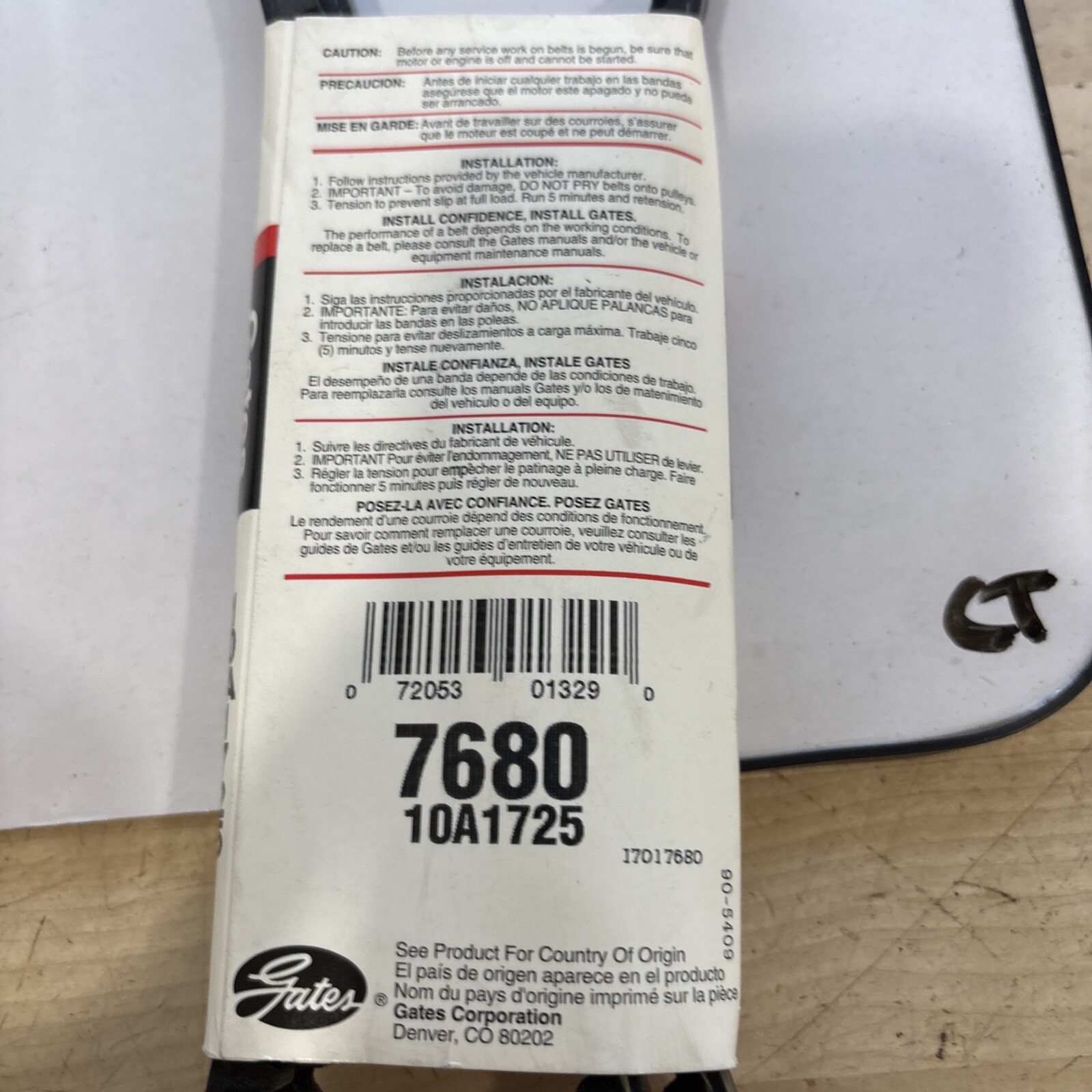 Gates 7680 Accessory Drive Belt-High Capacity V-Belt - Image 4