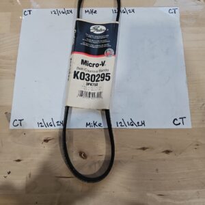 Gates Micro-V AT Belt 30.125in x 0.375in Black K030295