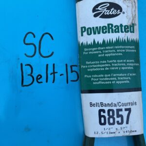 Gates Standard 6857 PoweRated FHP Medium Horse-Power V-Belt 1/2” x 57”