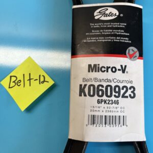 Gates Standard Serpentine Belt New K060923 13/16" X 92-7/8" Micro-V 6PK2346 USA