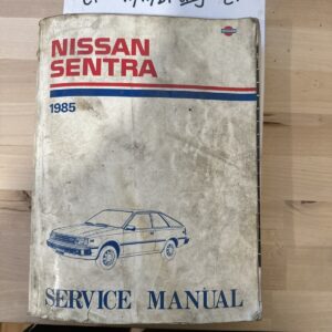 Genuine 1986 Nissan Sentra Service Manual vintage
