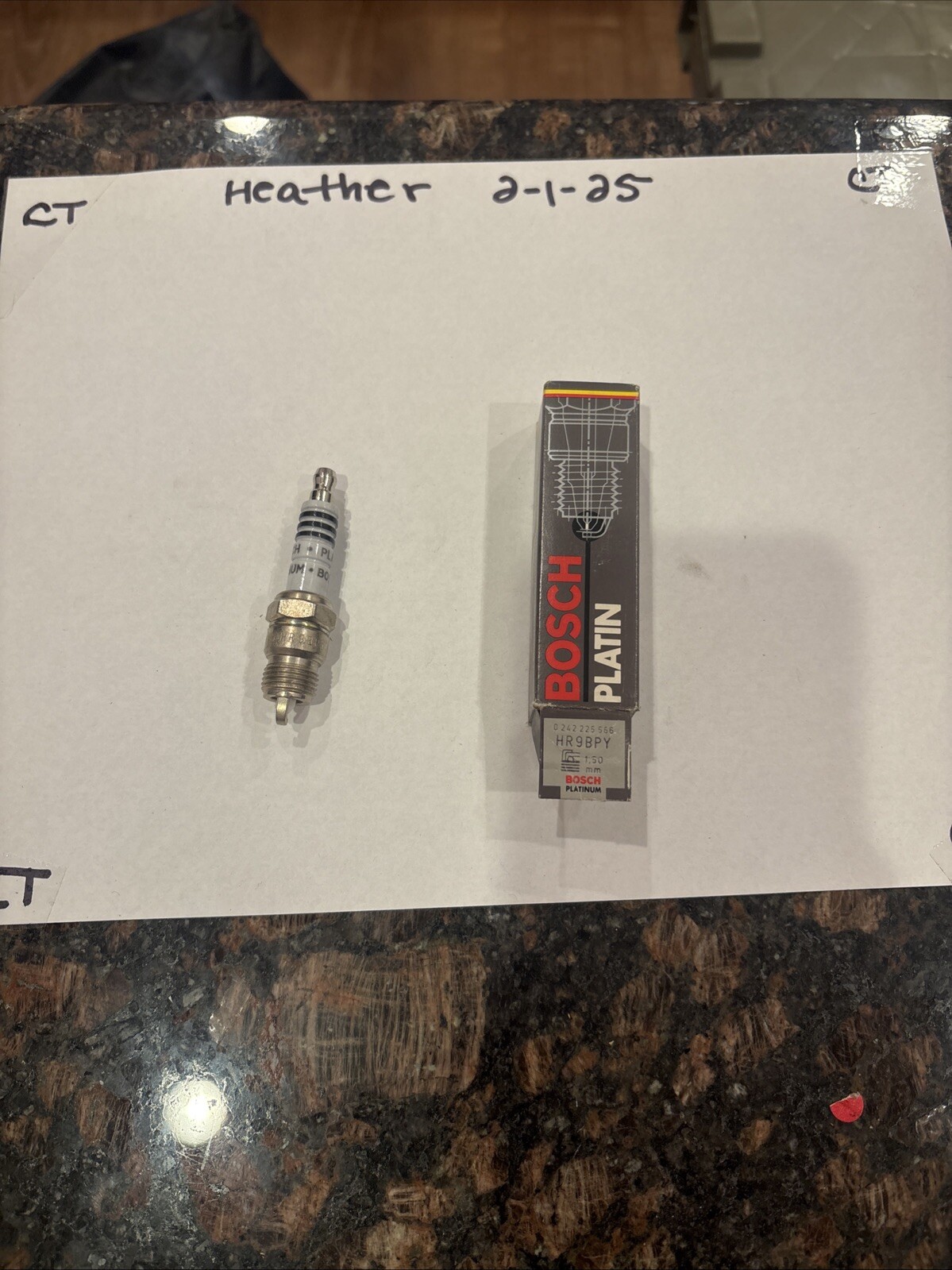 Genuine Bosch Platinum Spark Plug HR9BPY