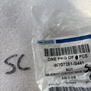 Genuine FORD 04-17 Steering Gear Linkage-Outer Tie Rod Nut W707251S441