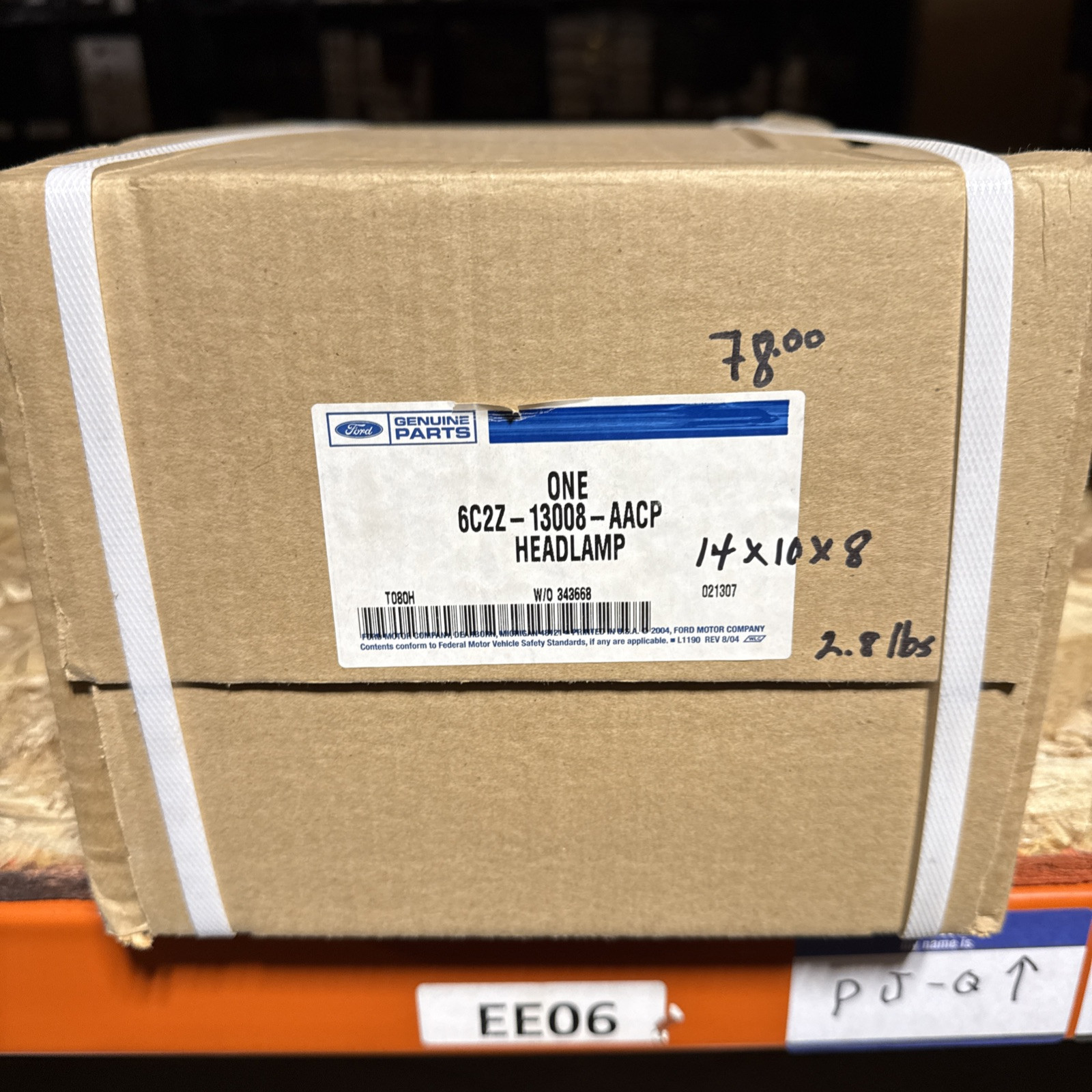 Genuine Ford 150LBS B Cor Fib Singlewall 6C2Z-13008-AACP