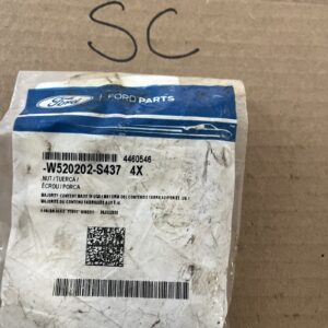 Genuine Ford Automatic Transmission Mount Nut W520202-S437 *pack Of 4*